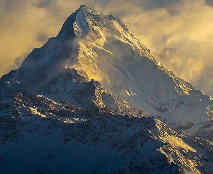 Annapurna South Peak from Poon Hill