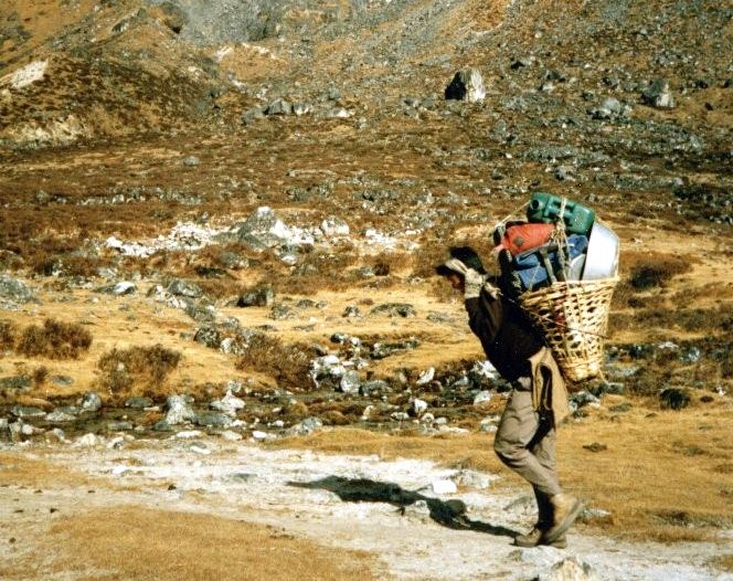 Return route from Ramze to Yalung on South Side of Mount Kangchenjunga