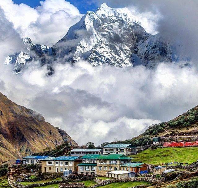 Mount Kang Taiga above Dole Village