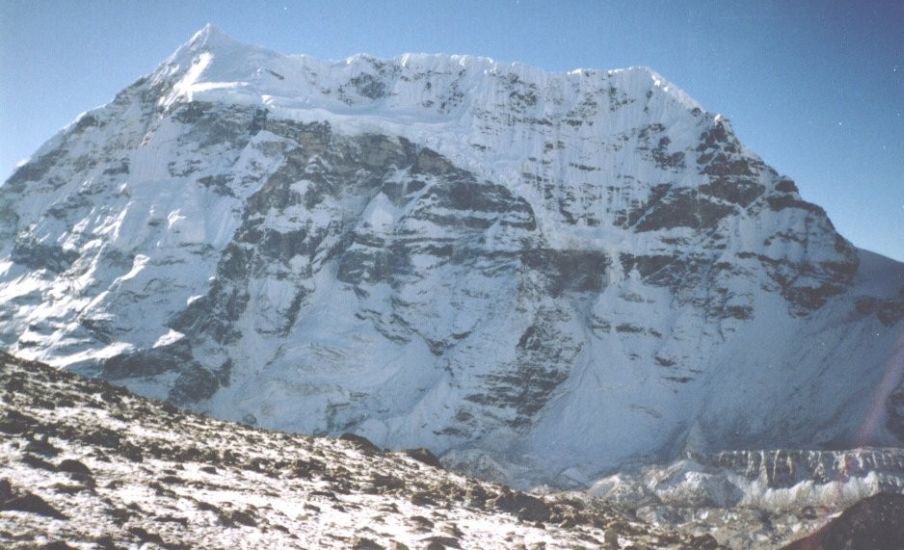 Peak 7 from above Makalu Base Camp