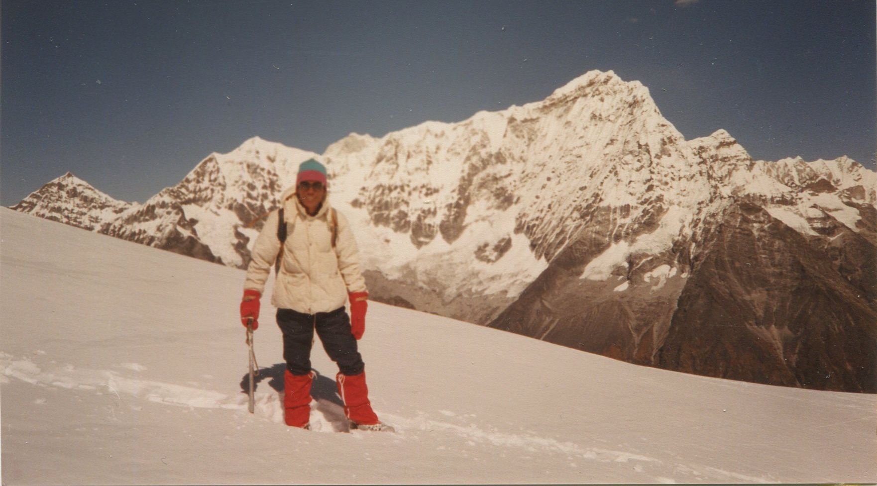 Mt.Kang Nachugo on ascent to Ramdung in the Rolwaling Valley of the Nepal Himalaya