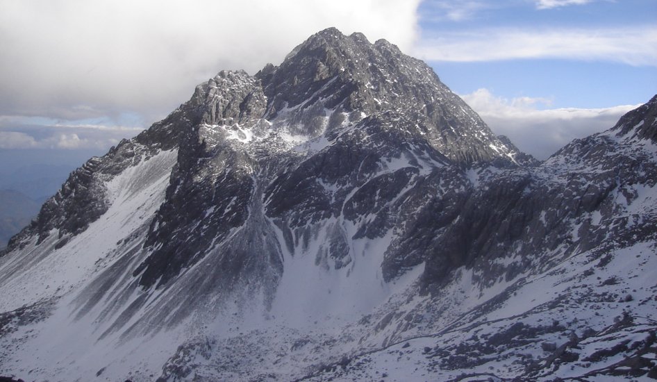 Peak on Jade Dragon Snow Mountain