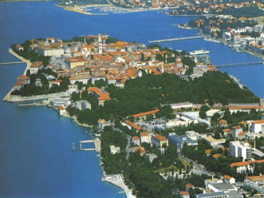 Zadar on the Dalmatian Coast of Croatia