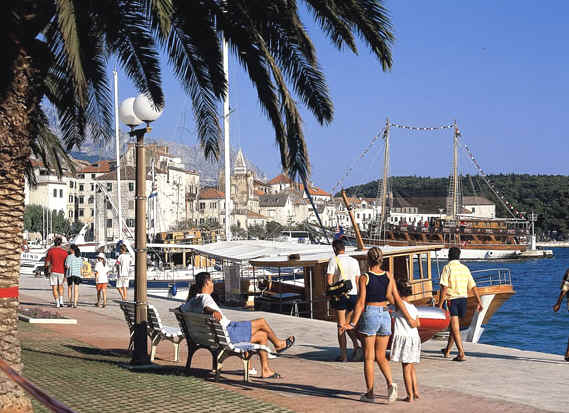 Makarska on the Adriatic Coast of Croatia