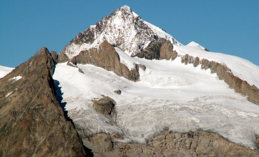 Bietschhorn in the Bernese Oberlands of Switzerland