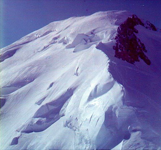 Normal route on Mont Blanc