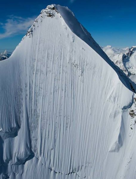 Zinalrothorn, 4221m in the Zermatt Region of the Swiss Alps