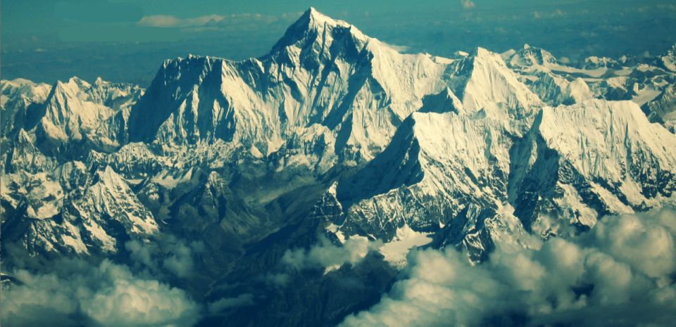 Aerial View of Nuptse, Everest and Lhotse