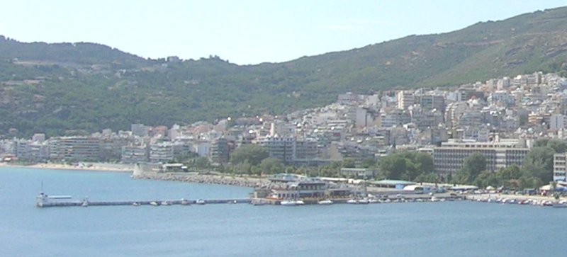 City of Kavala in NE Greece