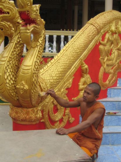 Wat That Luang in Vientiane