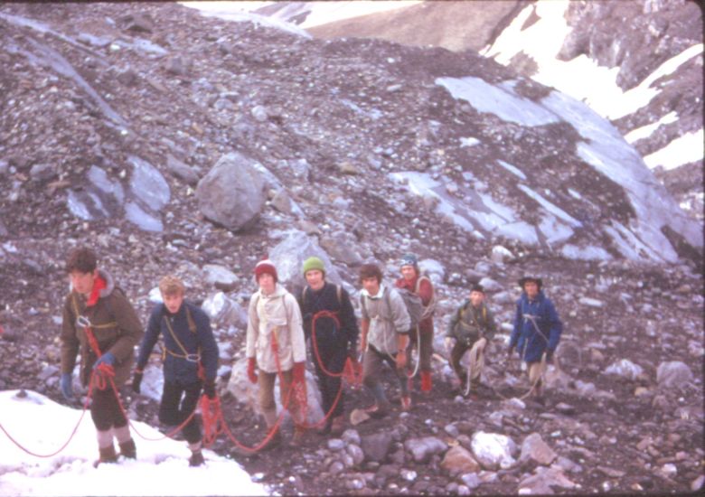 Ascent of the Wildstrubel in the Bernese Oberlands Region of the Swiss Alps