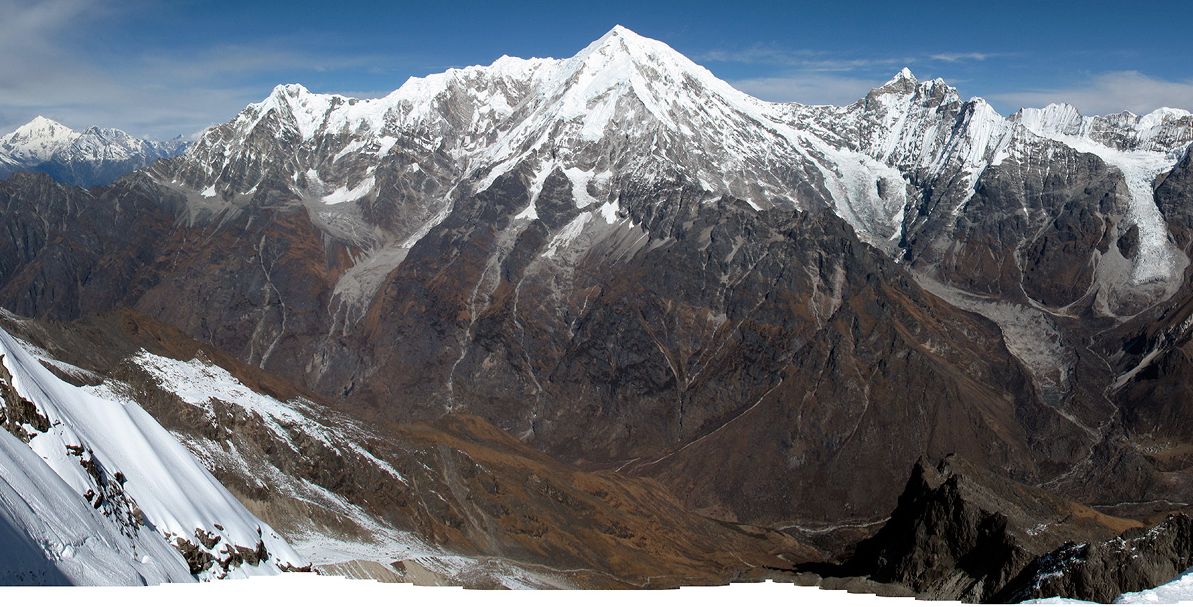 Langtang Lirung and Kimshung