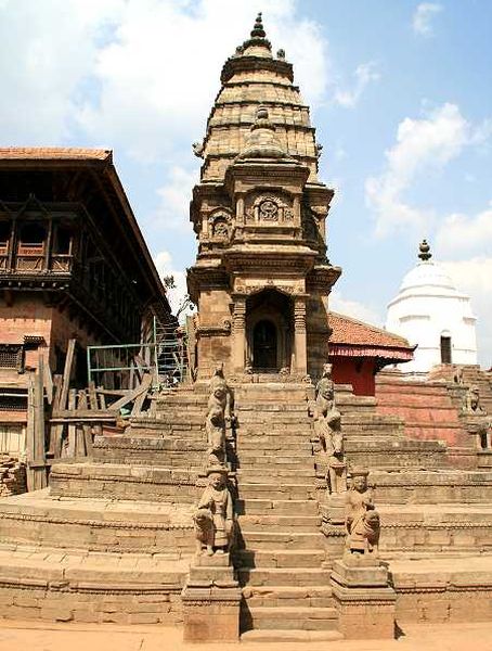 Siddhilakshmi Mandir in Bhaktapur in Kathmandu Valley of Nepal