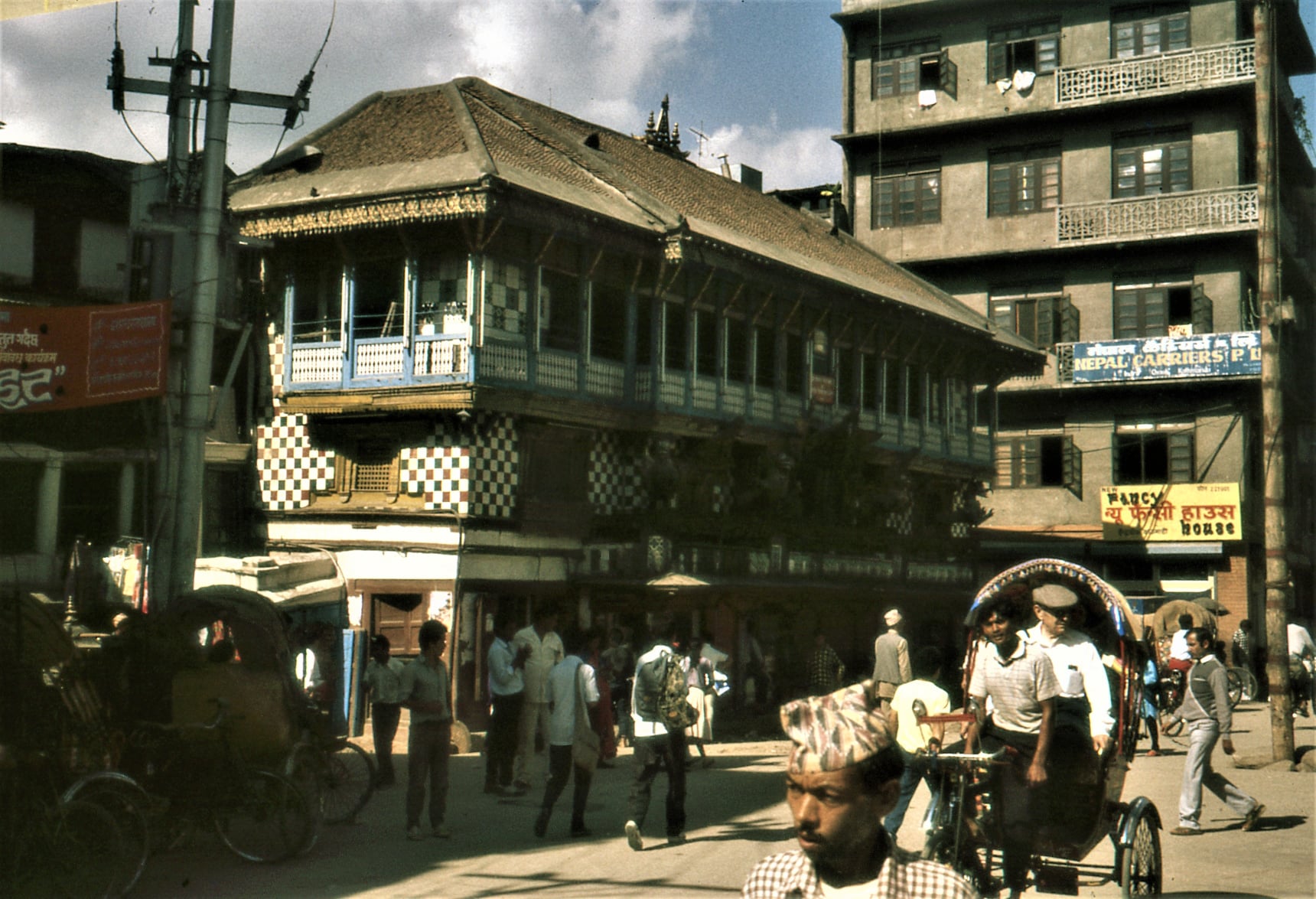 Akash Bhairab Temple at Indra Chowk in Kathmandu