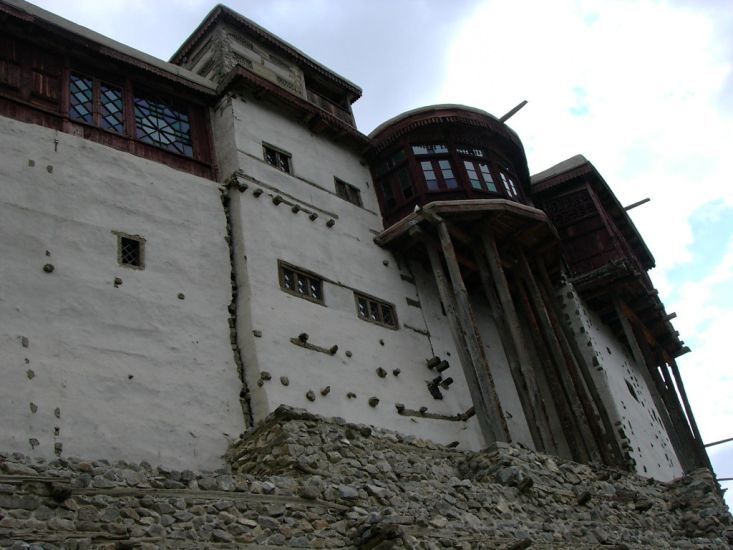 Baltit Fort in the Hunza Valley in the Karakorum Mountains of Pakistan