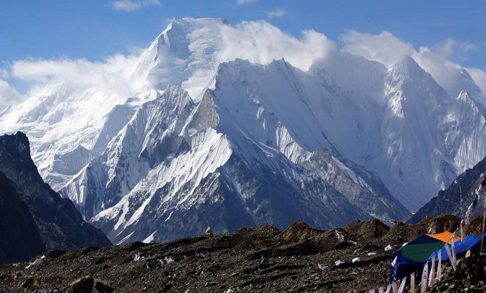 The Seven Thousanders - Chogolisa ( 7668m ) in the Karakorum Mountains of Pakistan