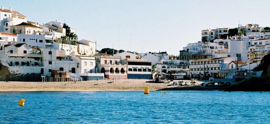 Carvoeiro in The Algarve in Southern Portugal