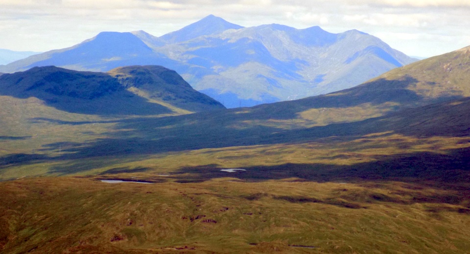 Beinn Ime and Ben Vorlich from An Caisteal