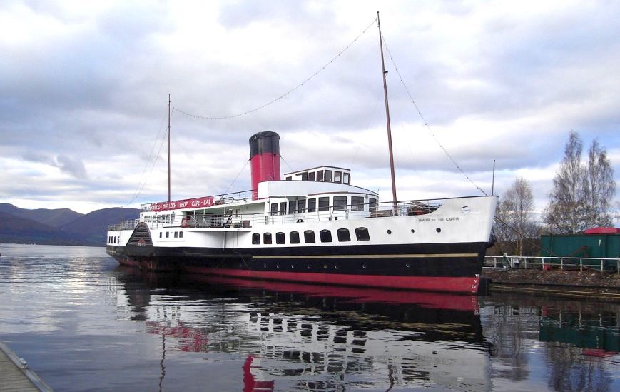 Maid of the Loch at Pier at Balloch