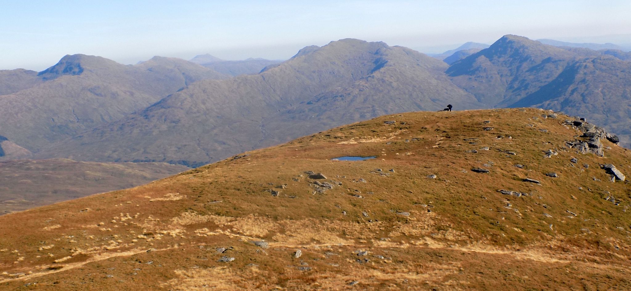 Cruach Ardrain, Beinn a'Chroin and An Caisteal from Beinn Dubhchraig