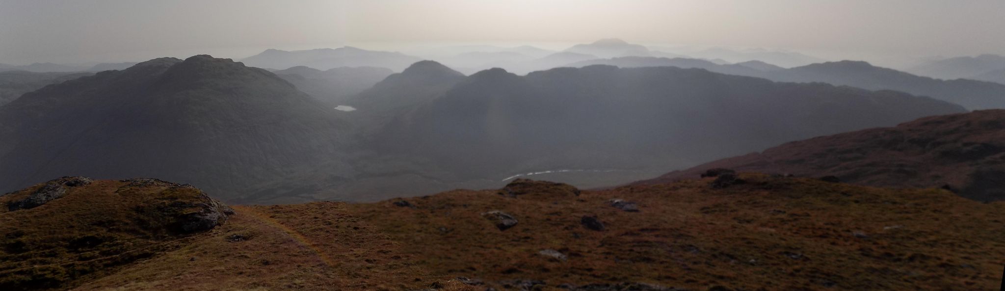 Peaks to the south of Beinn a'Chroin