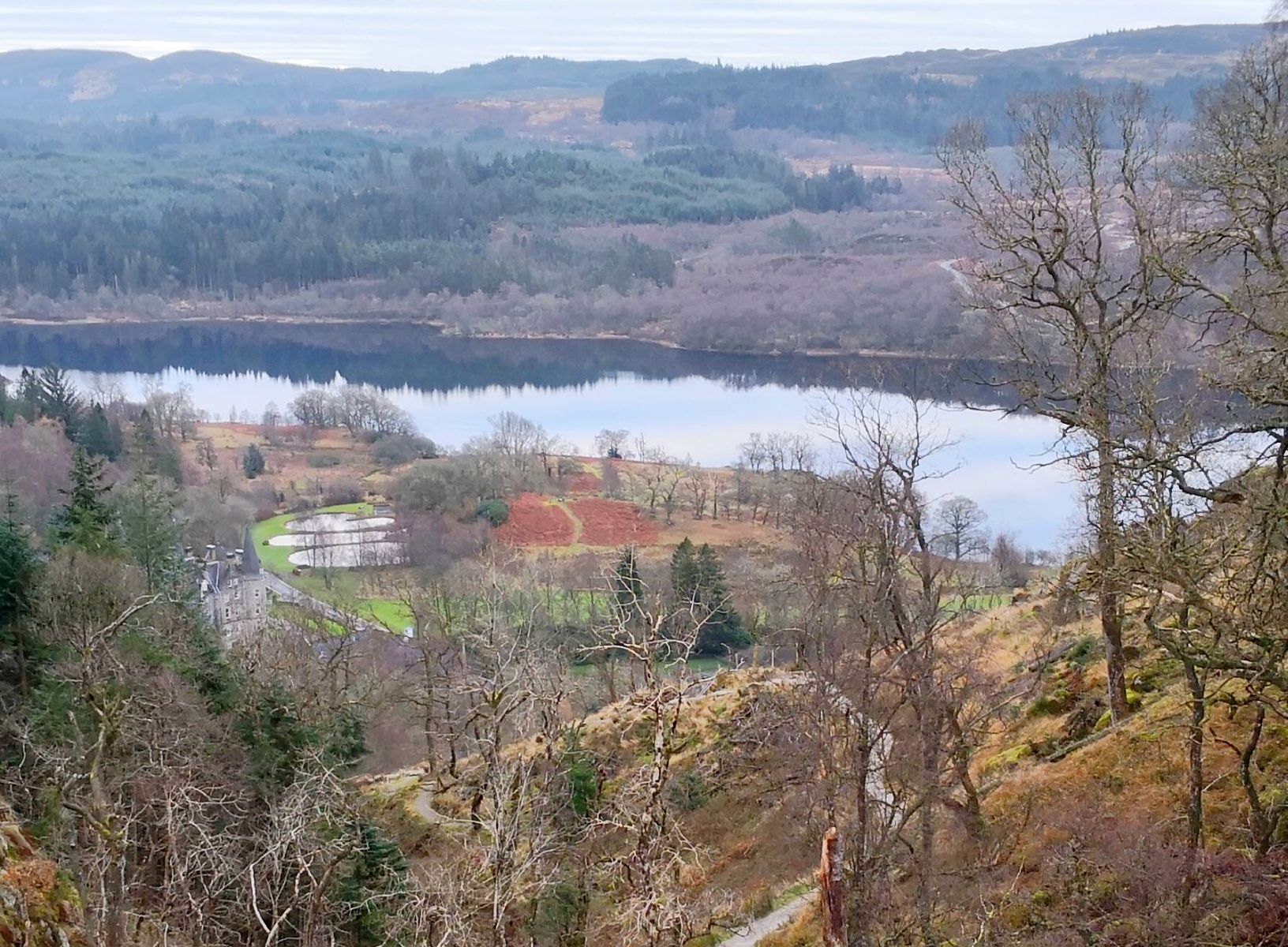 Loch Achray from Ben A'an