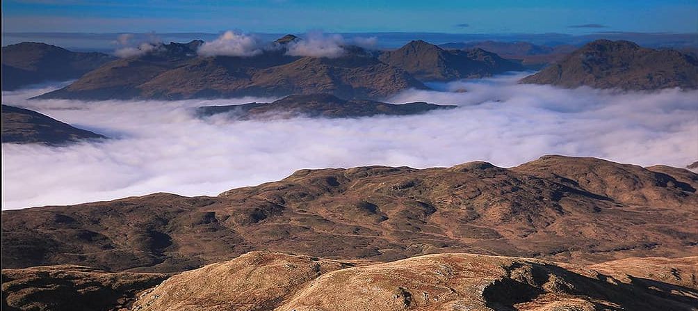 Arrochar Alps from Ben Lomond