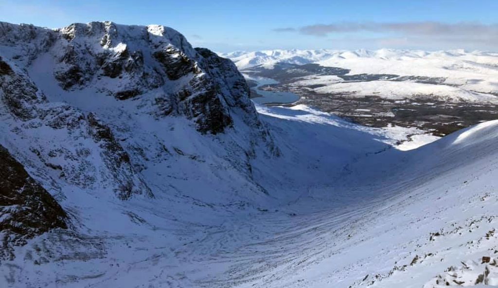 Carn Dearg from Carn Mor Dearg arete