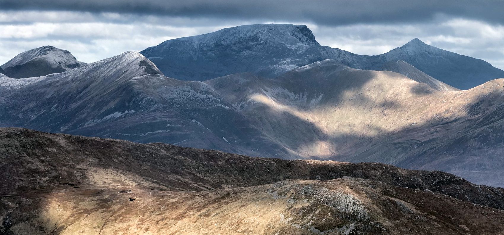 Ben Nevis from Buachaille Etive Mor