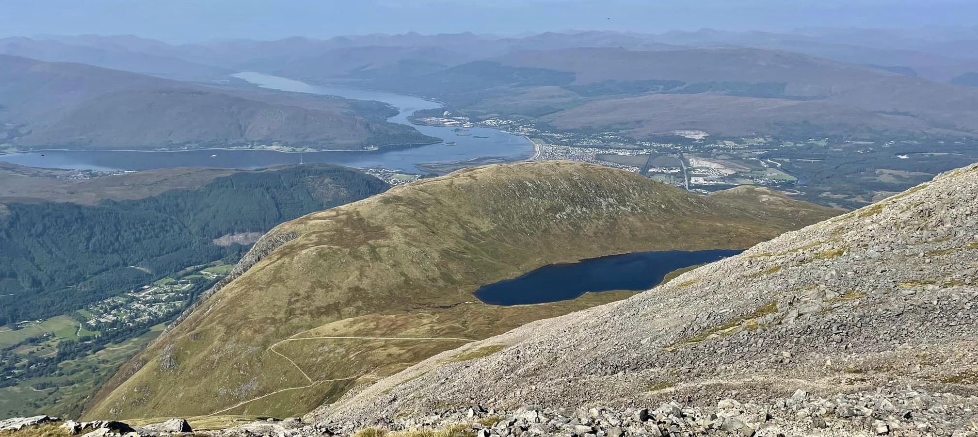 Tourist route on Ben Nevis