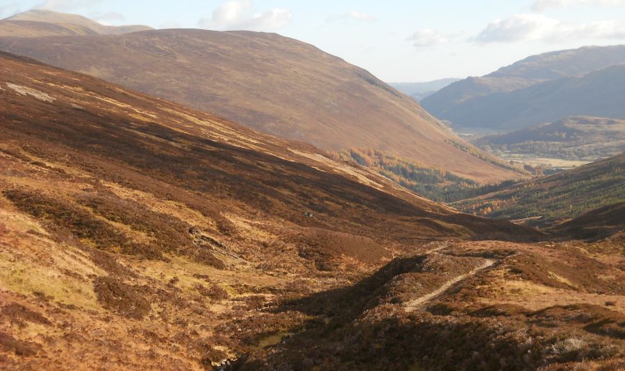 Carn Gorm above Glen Lyon