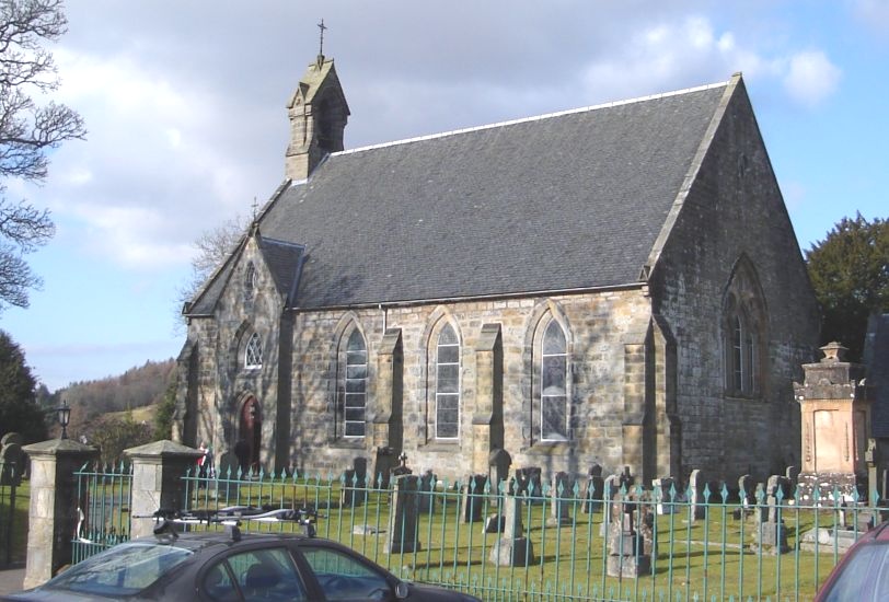 Parish Church at Strathblane beneath the Campsie Fells