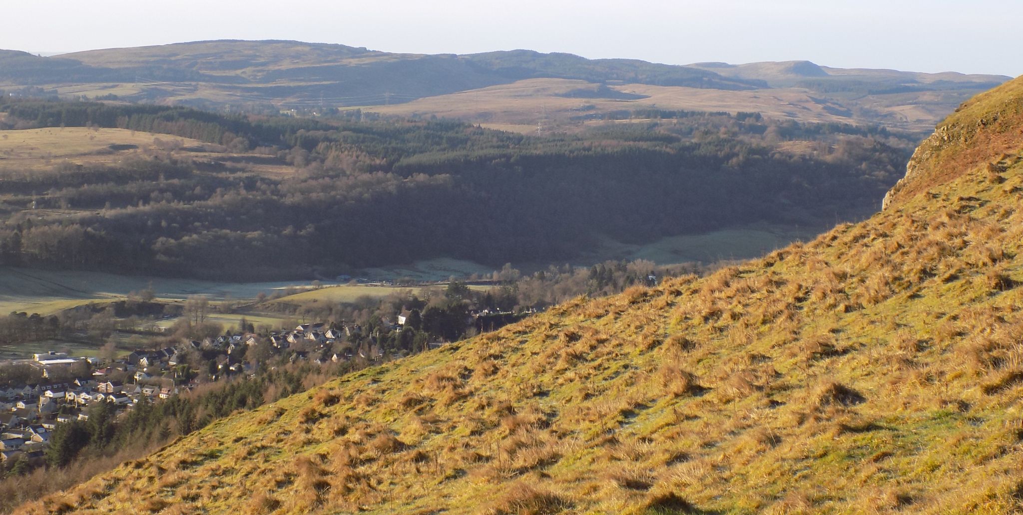 Kilpatrick Hills beyond Strathblane