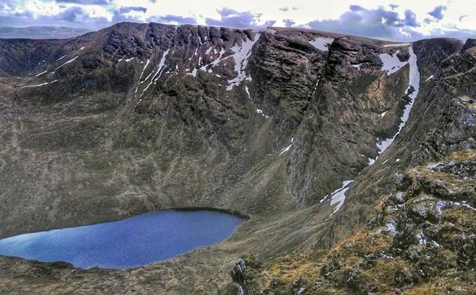 Creag Meagaidh above Lochan a Choire