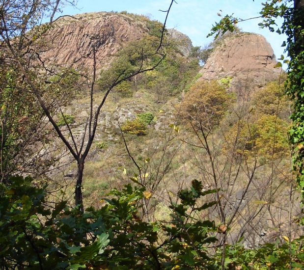 Rock Crags on Dumbuck Hill at Milton