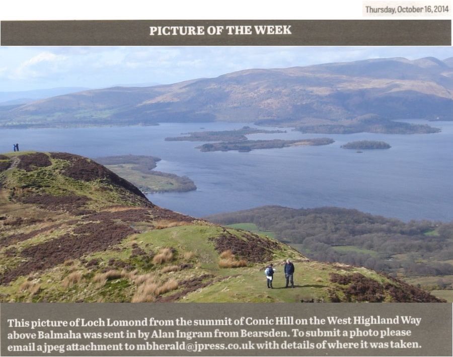 Loch Lomond from Conic Hill