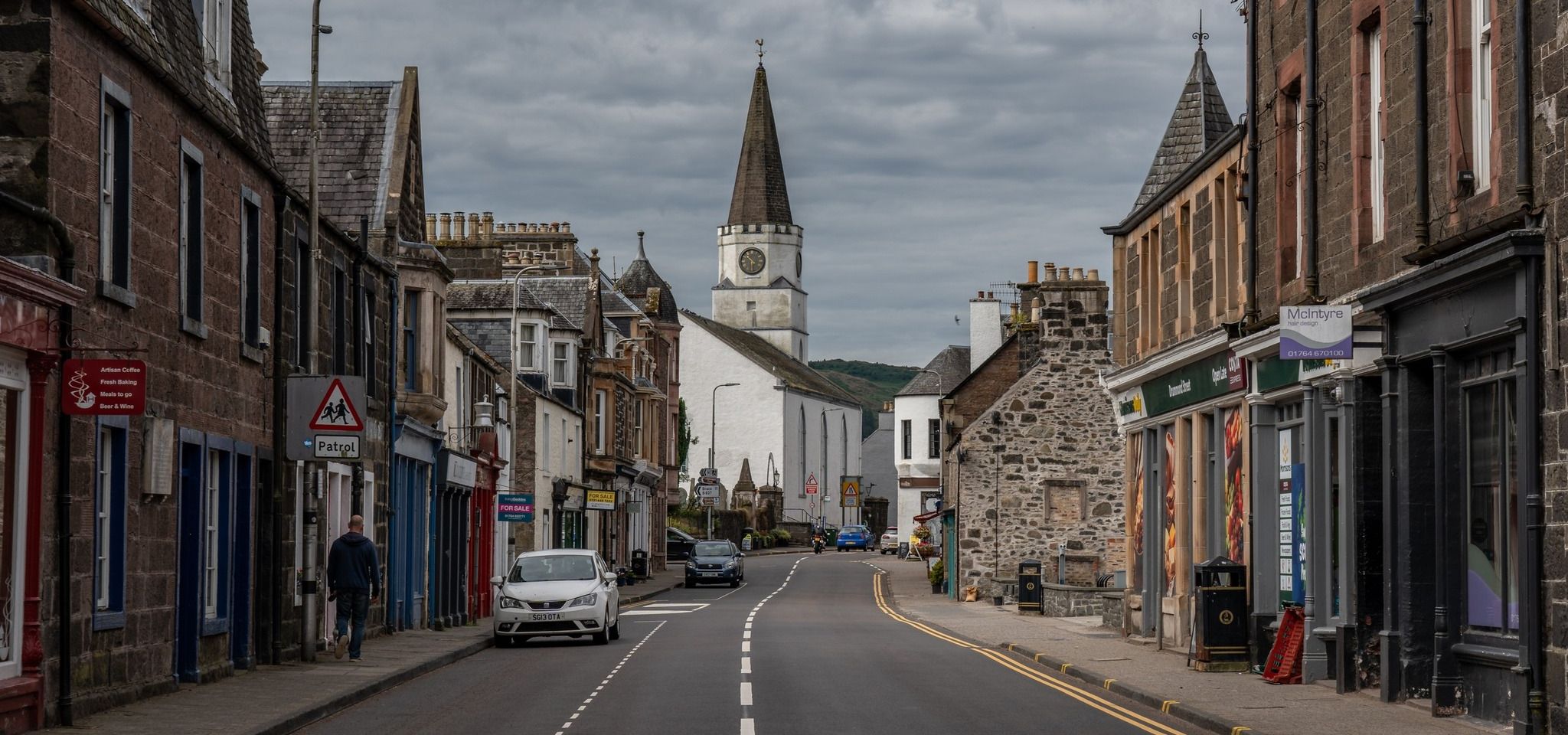 Main street in Comrie