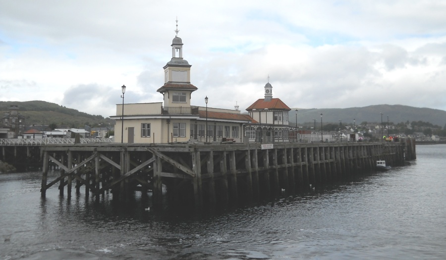 The old Victorian pier at Dunoon