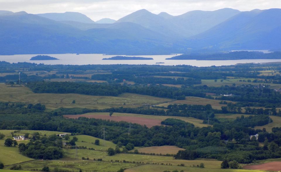 Luss Hills and Loch Lomond from Dumgoyne in the Campsie Fells