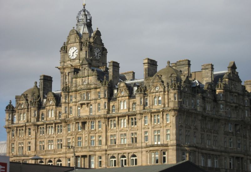 Balmoral Hotel in Edinburgh City Centre