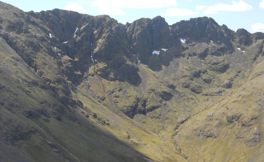 Aenoch Eagach Ridge from Garbh Bheinn