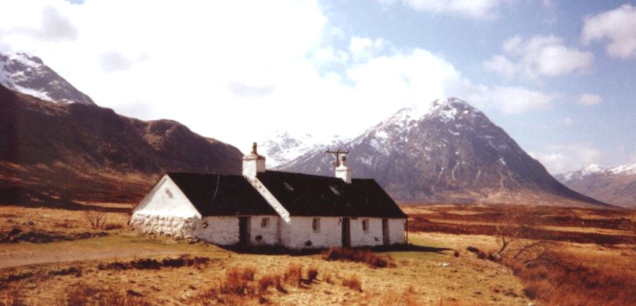 Black Rock Cottage and Buchaille Etive Mor in Glencoe