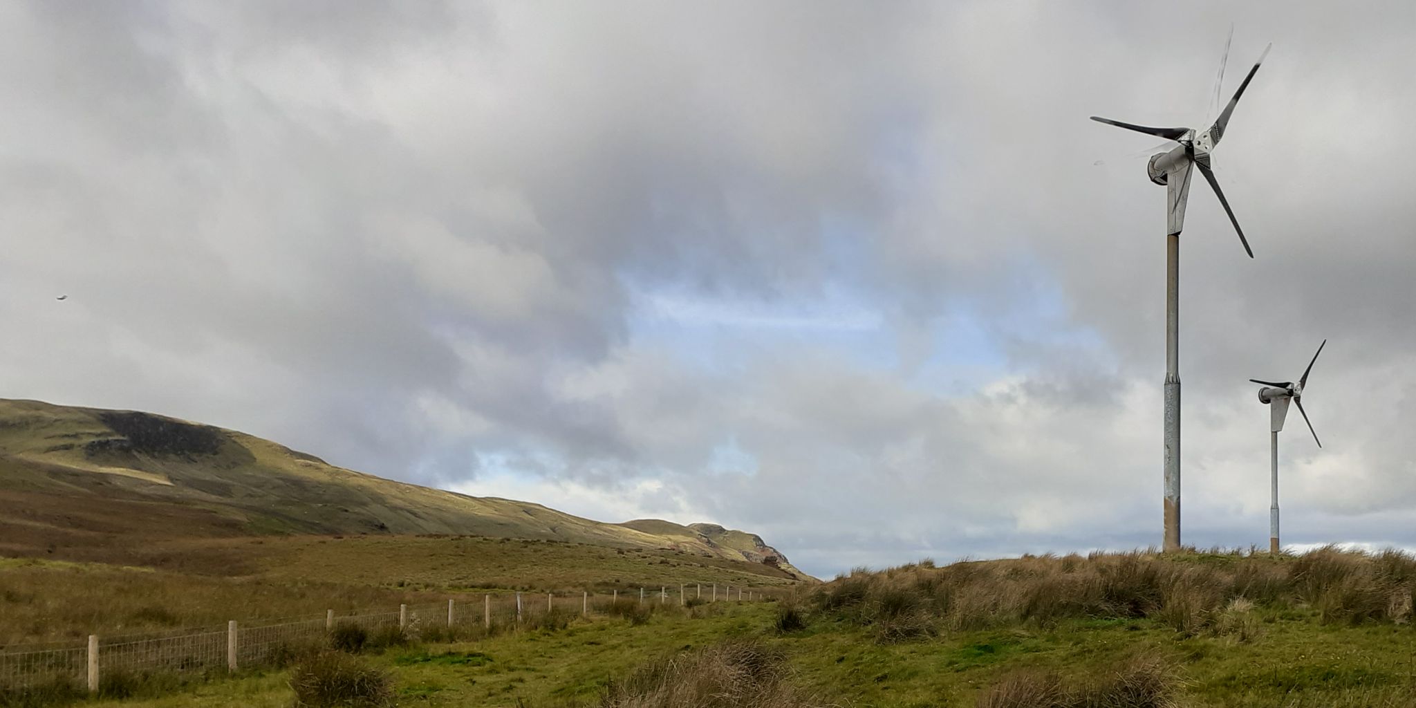 Wind Turbines beneath the Campsie Fells