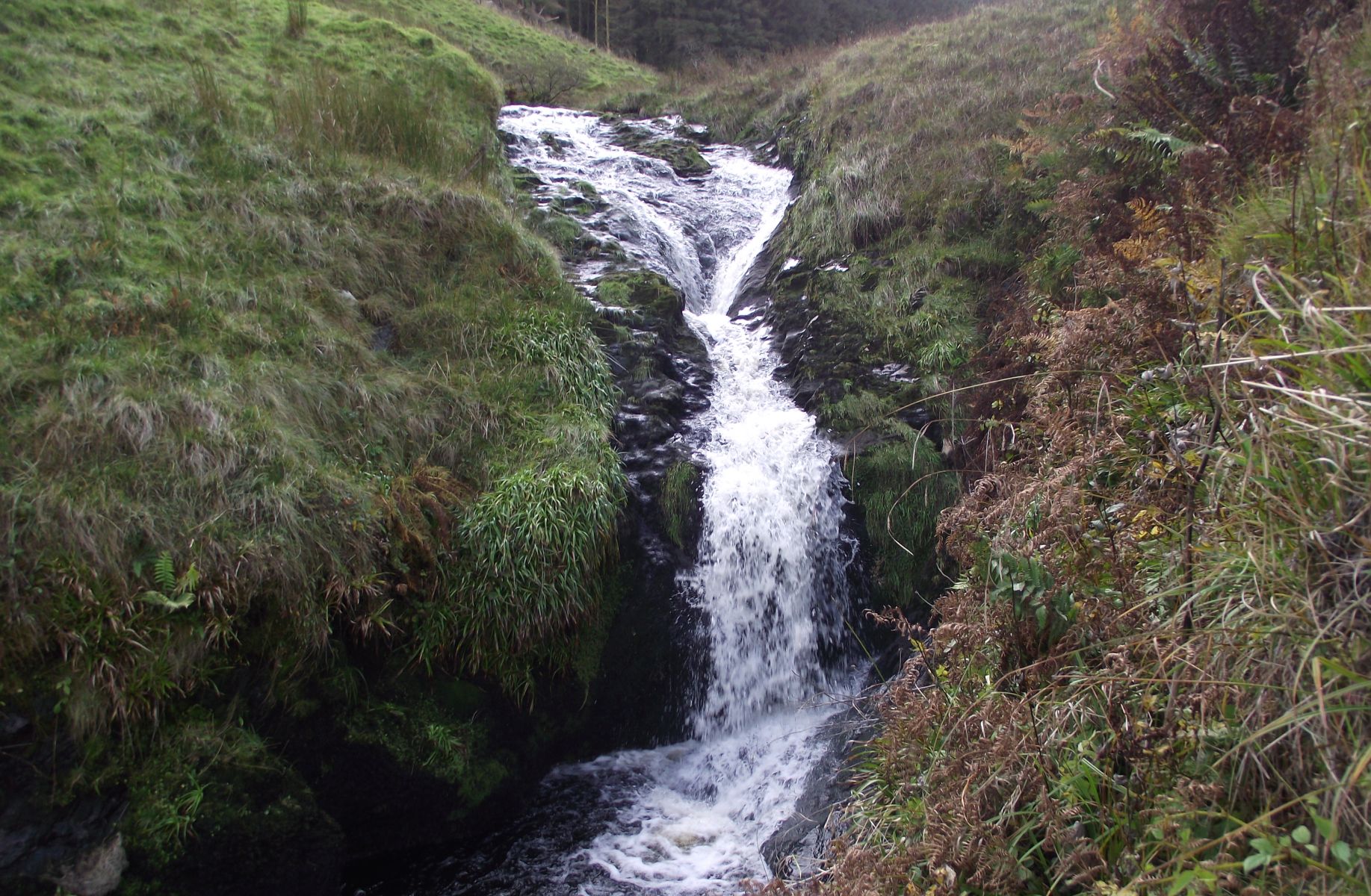 Waterfalls on Gonachan Burn