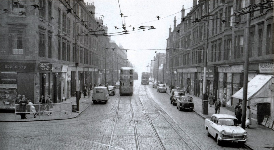 Tram car in Govan Road