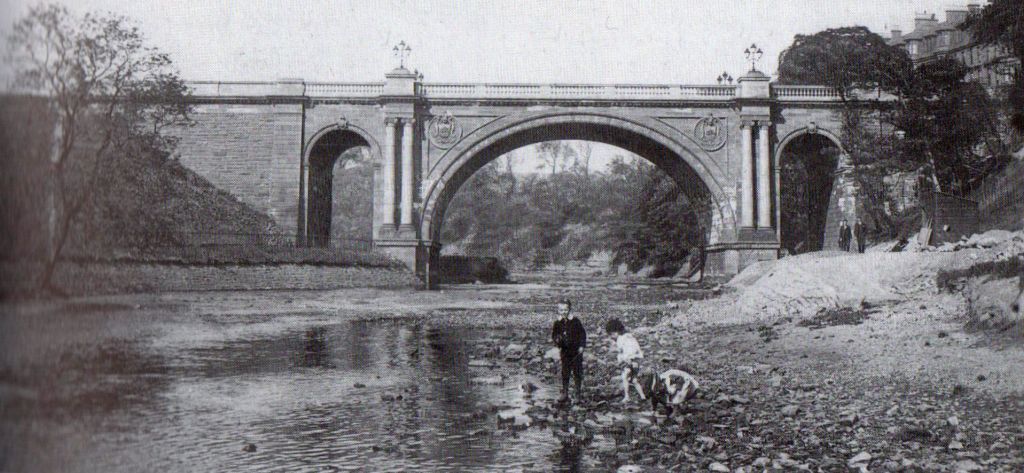 Bingham's Pond in Great Western Road in Glasgow