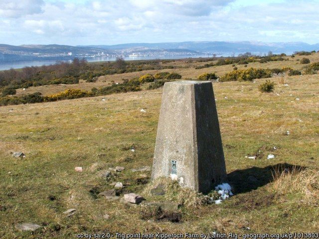 Trig Point above Kipperoch Farm