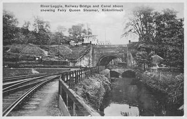 Luggie Water in Kirkintilloch