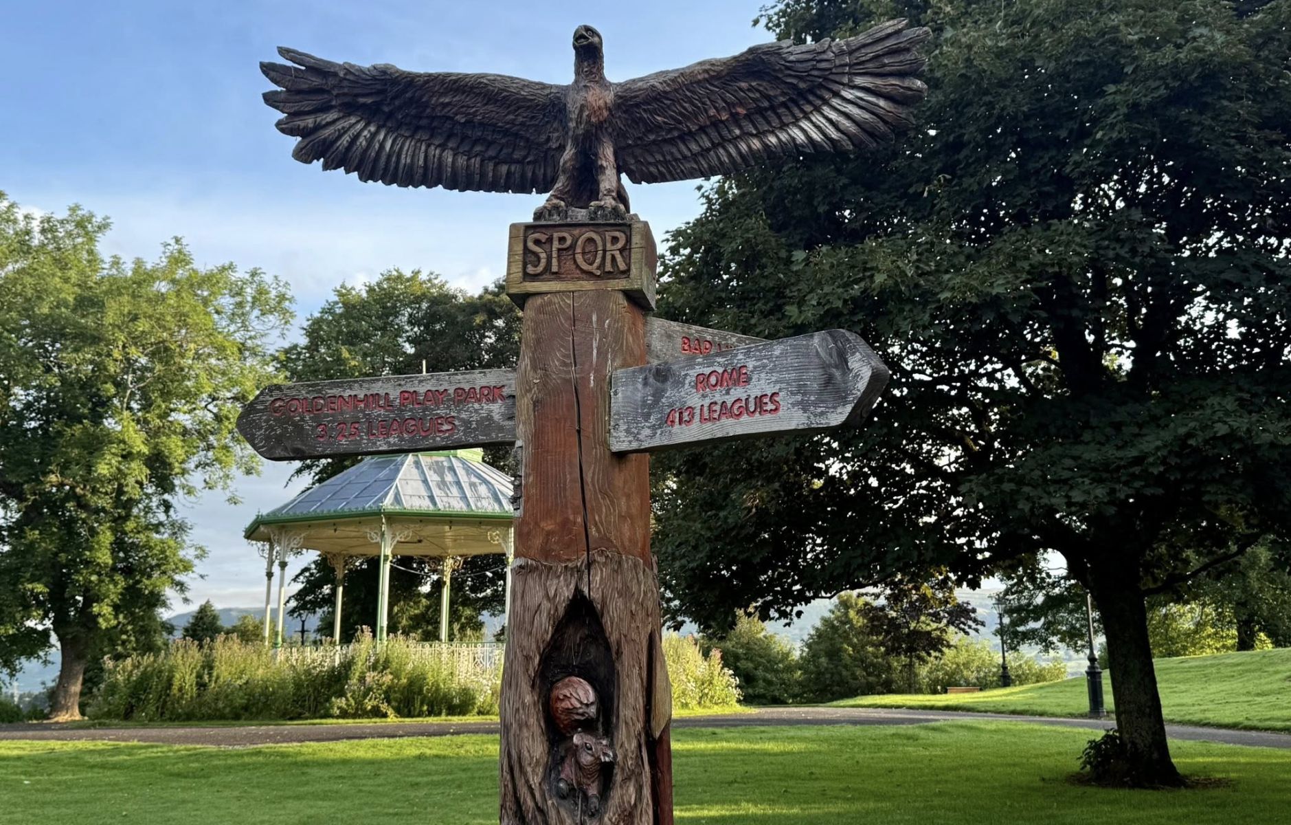 Peel Glen Park in Kirkintilloch