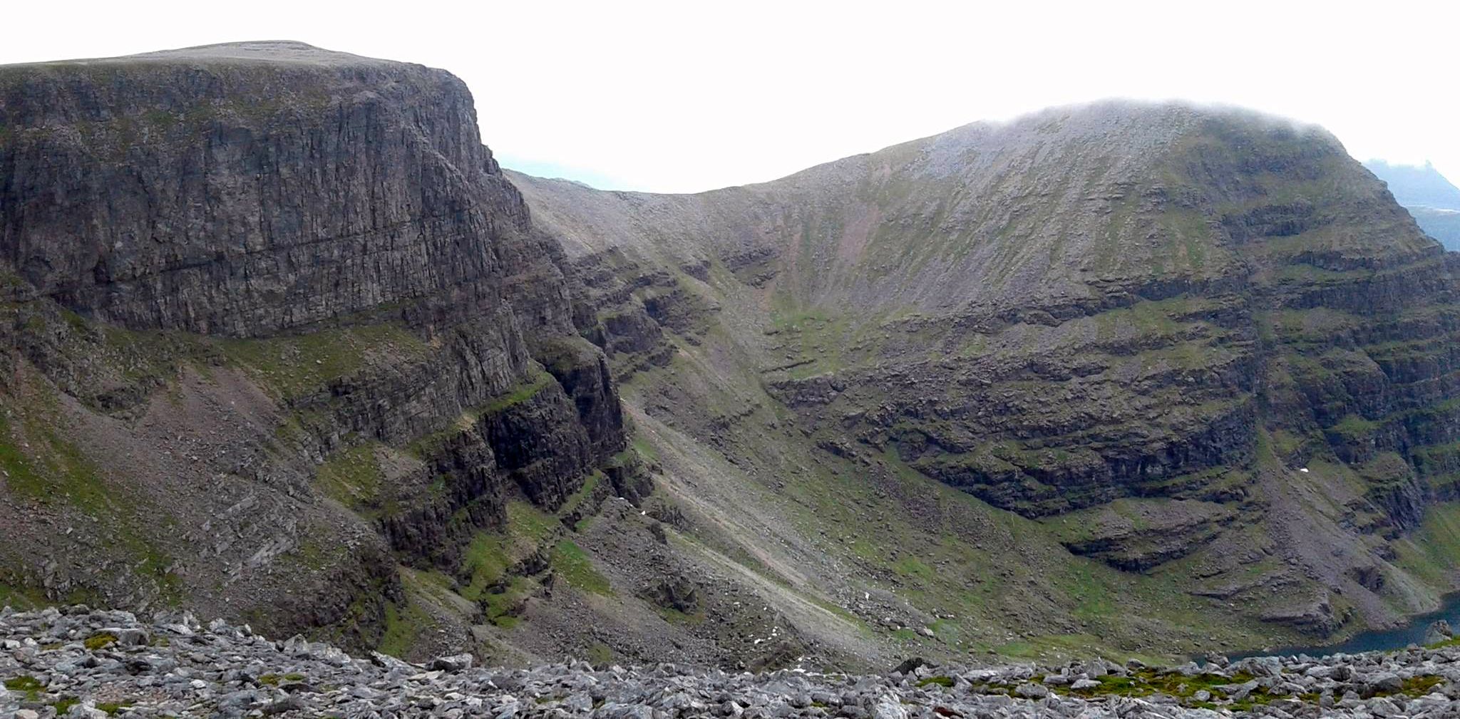 Coire Mhic Fhearchair beneath Beinn Eighe in Torridon Region of NW Scotland